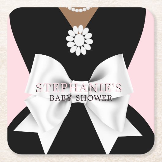 Glam Pink Ethnic Extravagant Tiffany Thema Kinderd Rechteckiger Pappuntersetzer (Vorderseite)