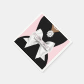 Glam Pink Ethnic Extravagant Tiffany Thema Kinderd Serviette (Ecke)