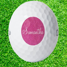 Glam-Pink-Geschenke Golfball