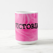 Glam Pink Girly Design Kaffeetasse (Mittel)