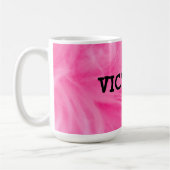 Glam Pink Girly Design Kaffeetasse (Links)