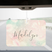 Glam Pink Glitzer Pastel Girly Pattern Autolufterfrischer