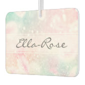 Glam Pink Glitzer Pastel Girly Pattern Autolufterfrischer (Links)