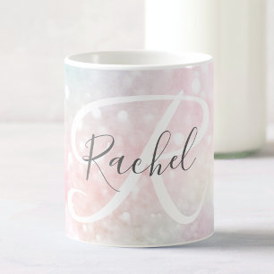 Glam Pink Glitzer Pastel Girly Pattern Kaffeetasse