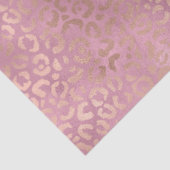 Glam Pink Glitzy Glitzer Leopard Print Seidenpapier (Ausschnitt)