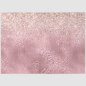 Glam Pink Glitzy Glitzer Leopard Print Seidenpapier (Vorderseite)