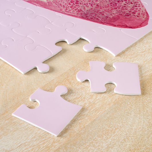 Glam Pink Hexenhut Puzzle (Seite)
