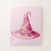 Glam Pink Hexenhut Puzzle (Vertikal)