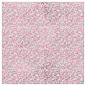 Glam Pink Leopard Print Stoff (Nahaufnahme)