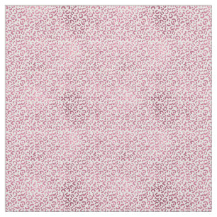 Glam Pink Leopard Print Stoff