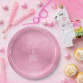Glam Pink Ombre Pappteller (Party)