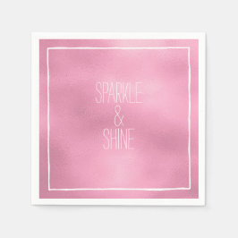 Glam Pink Ombre Serviette