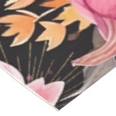 Glam Pink Pumpkin Tablecloth Tischdecke (Schrägansicht)