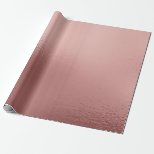 Glam Pink Rose Gold Glass Shiny Geschenkpapier (Ungerollt)