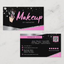 Glam Pink Silver Diamonds Makeup Artist MUA