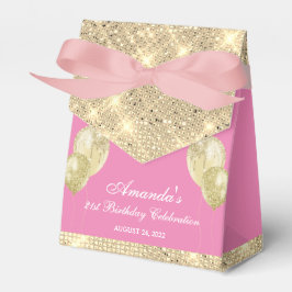 Glam Pink und Gold individuell einstellbar Geschenkschachtel