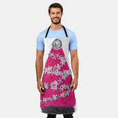 Glam Pink Weihnachtsbaum Schürze (Getragen)