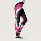 Glam Pink Weihnachtskranz Leggings (Rechts)