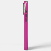 Glam Pink White Pearls Case-Mate iPhone Hülle (Rückseite / Links)