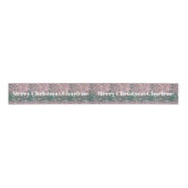 Glam Pink Winter Weihnachtssegen Ripsband (Vorderseite)