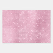 Glam Pink Zebra Print Geschenkpapier Set (Vorderseite 3)