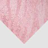 Glam Pink Zebra Print Seidenpapier (Ausschnitt)