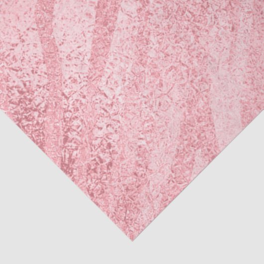 Glam Pink Zebra Print Seidenpapier (Ausschnitt)