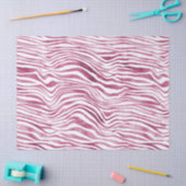 Glam Pink Zebra Print Seidenpapier (Basteln)