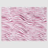 Glam Pink Zebra Print Seidenpapier (Vorderseite)
