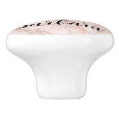 Glam Queen vom Pickleball Court Keramikknauf (Seitenansicht)