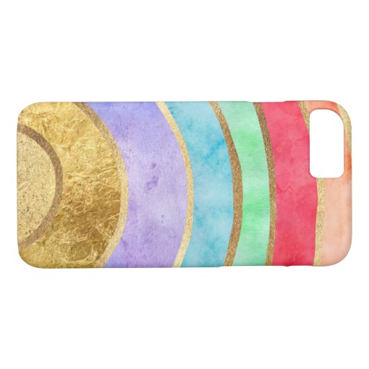 Glam Rainbow Case-Mate iPhone Hülle (Rückseite (Horizontal))