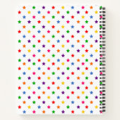 Glam Rainbow Unicorn Notizbuch (Rückseite)