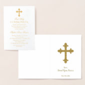 Glam Real Gold Girl Folienkarte (Anzeige)