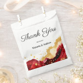 Glam Red Favor Bag Geschenktütchen (Ausgeschnitten)