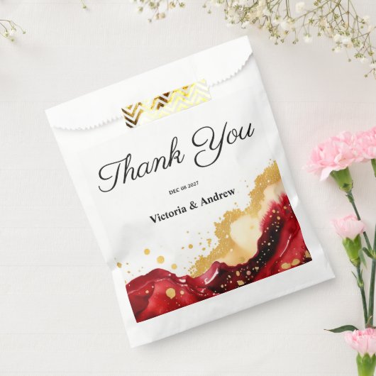 Glam Red Favor Bag Geschenktütchen (Versiegelt)