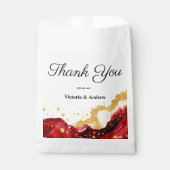 Glam Red Favor Bag Geschenktütchen (Vorderseite)