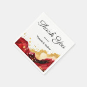 Glam Red Serviette (Ecke)