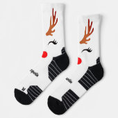 Glam Rednose Reindeer & Antlers Socken (Links)