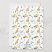 Glam Retro Cocktail Party HandGezeichnet Brautpart Einladung (Rückseite)