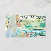 Glam Retro Hair Salon/Stylist Business Card Visitenkarte (Vorderseite)
