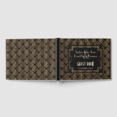 Glam Roaring 20's Gold Great 1920s Wedding Gästebuch (Voll)