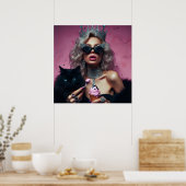 Glam Rock Luxus Lifestyle Foto Poster (Küche)