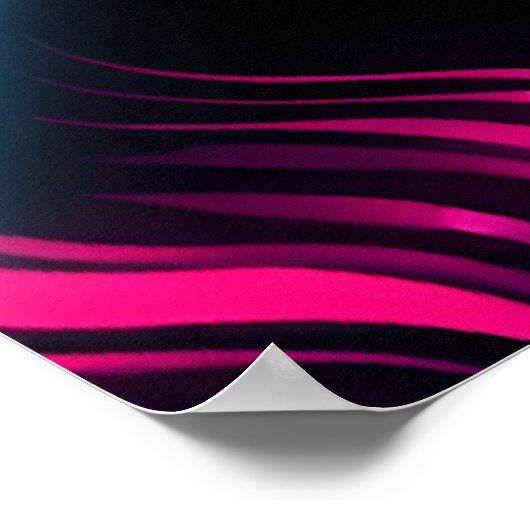 Glam Rock Sisters - Electric Pop Art Poster (Ecke)