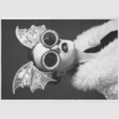 Glam Rock Star Bat Wing Sonnenbrille Decoupage Seidenpapier (Vorderseite)