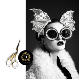 Glam Rock Star Bat Wing Sonnenbrille Decoupage Seidenpapier