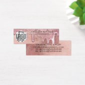Glam Rose Gold Dick Glitzer Tropfen Logos (Schreibtisch)