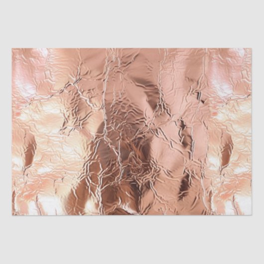 Glam Rose Gold Foil Seidenpapier (Vorderseite)
