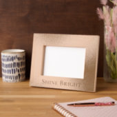 Glam Rose Gold Geätzte Rahmen (Linke Ecke)