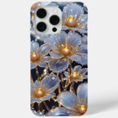 Glam Rose Gold Glitzer Elegant Monogram iPhoneCase Case-Mate iPhone Hülle (Rückseite)