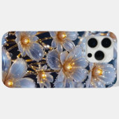 Glam Rose Gold Glitzer Elegant Monogram iPhoneCase Case-Mate iPhone Hülle (Rückseite (Horizontal))